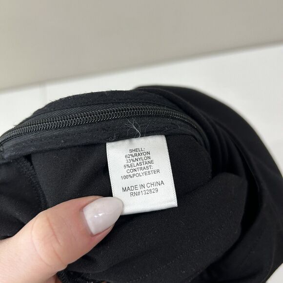 Majorelle Jumpsuit Womens Medium Black One Shoulder Ponte Knit Wide Leg Party - Picture 14 of 15